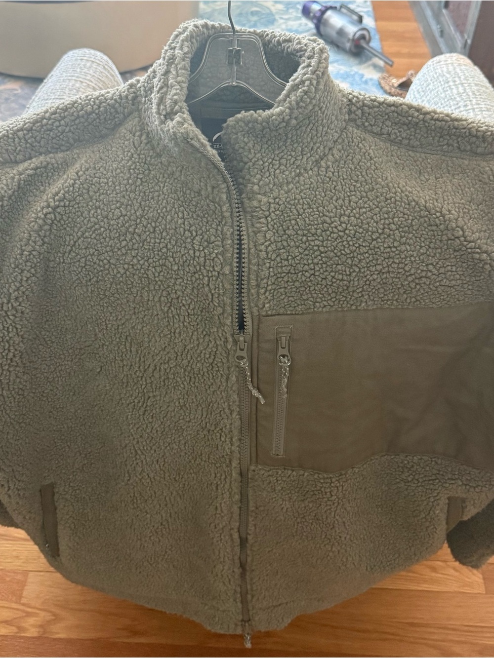 Mountain Khakis Olive Green Sherpa Zip Jacket